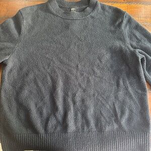 Men's Black Crewneck Sweater